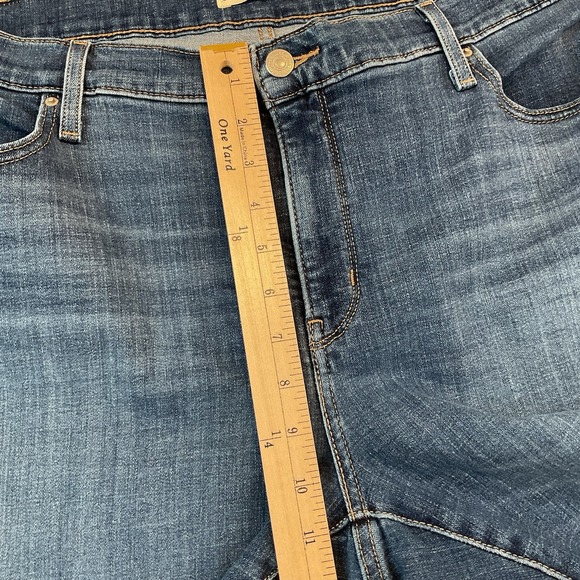 Levis 311 Shaping Skinny Capri Jeans Womens Plus 20W Blue Denim - Picture 11 of 14